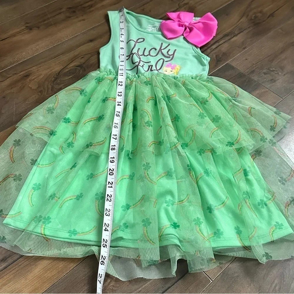JoJo Siwa | Lucky Girl Green St Patrick’s Day Sun Dress | 6/6X